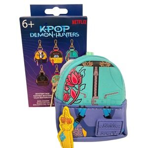 ZOEY Loungefly Netflix K-Pop Demon Hunters Mystery Box Bag Charm Keychain NEW